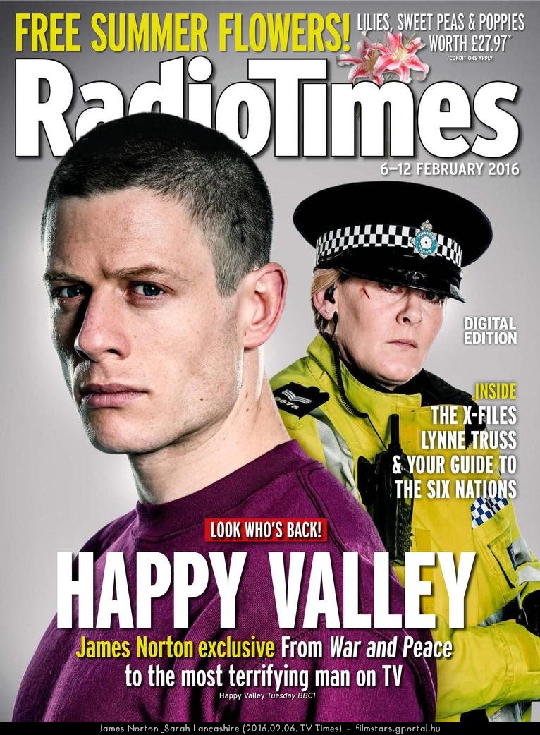 James Norton & Sarah Lancashire (2016.02.06. TV Times)