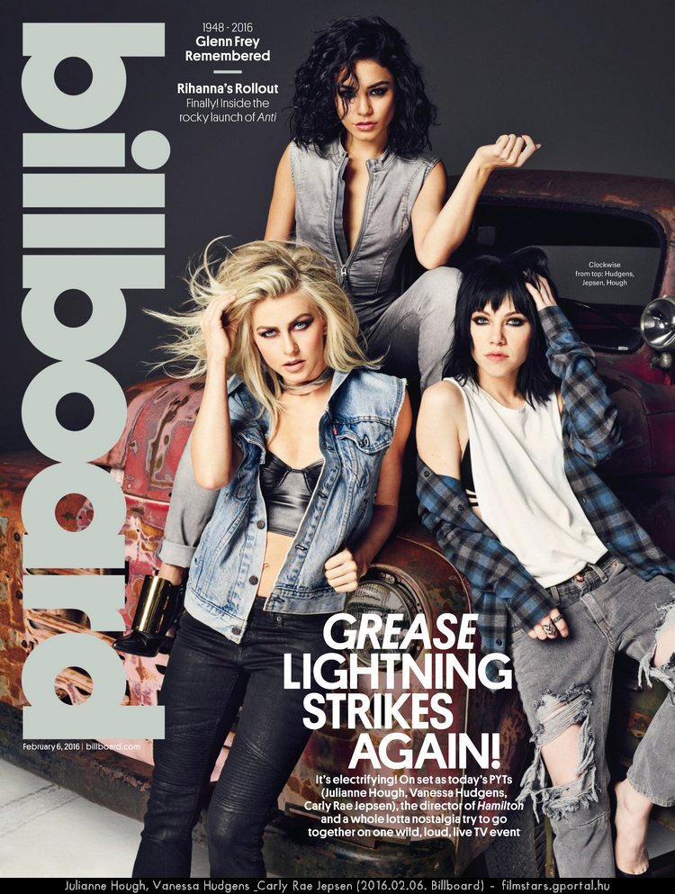 Julianne Hough, Vanessa Hudgens & Carly Rae Jepsen (2016.02.06. Billboard)