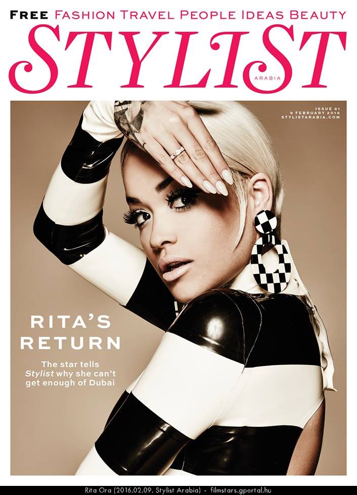 Rita Ora (2016.02.09. Stylist Arabia)