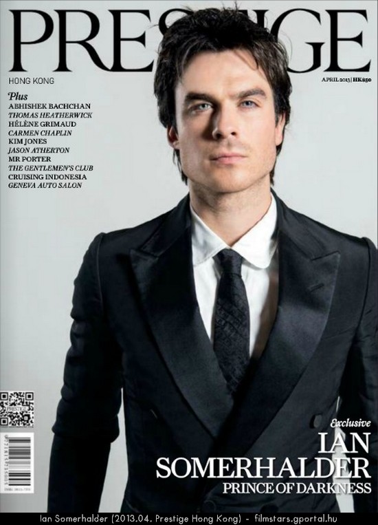 Ian Somerhalder (2013.04. Prestige Hong Kong)