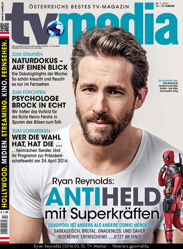 Ryan Reynolds (2016.02.13. TV Media)