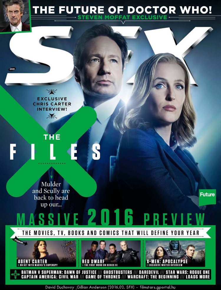 David Duchovny & Gillian Anderson (2016.02. SFX)