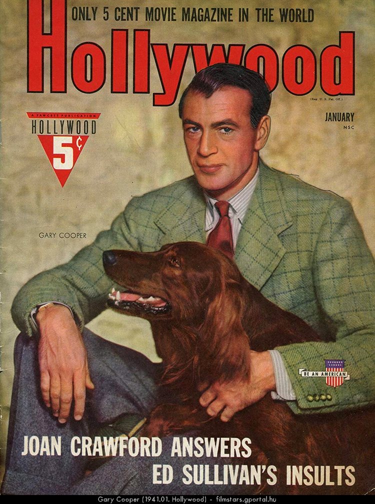 Gary Cooper (1941.01. Hollywood)