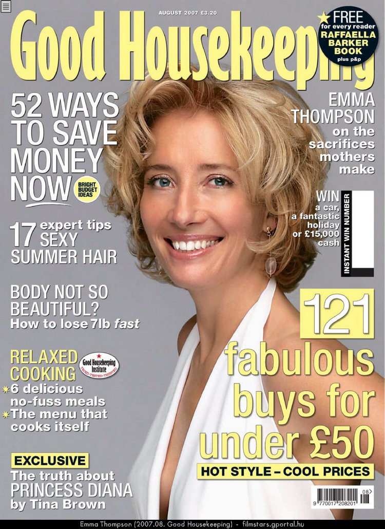 Emma Thompson (2007.08. Good Housekeeping)