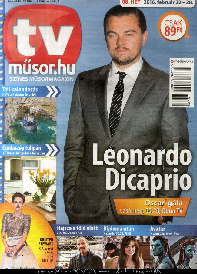 Leonardo DiCaprio (2016.02.22. tvmsor.hu)