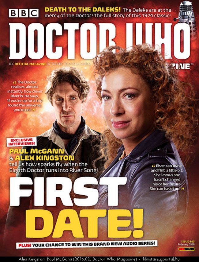 Alex Kingston & Paul McGann (2016.02. Doctor Who Magazine)
