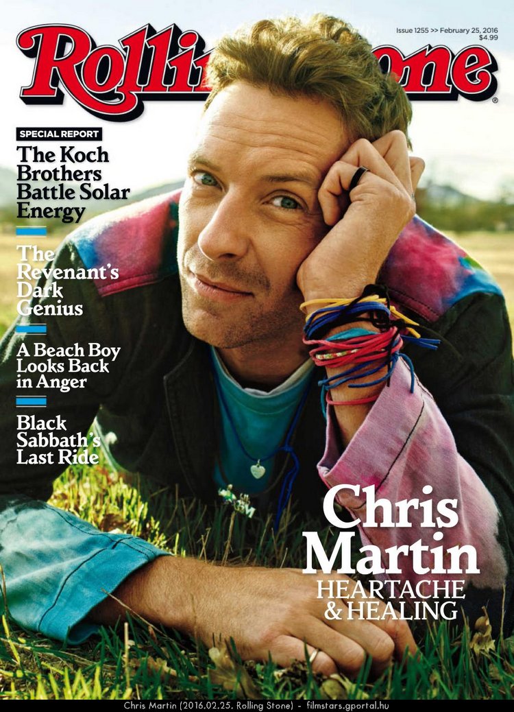 Chris Martin (2016.02.25. Rolling Stone)