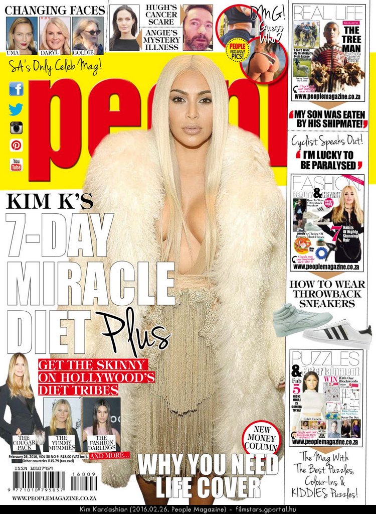 Kim Kardashian (2016.02.26. People Magazine)