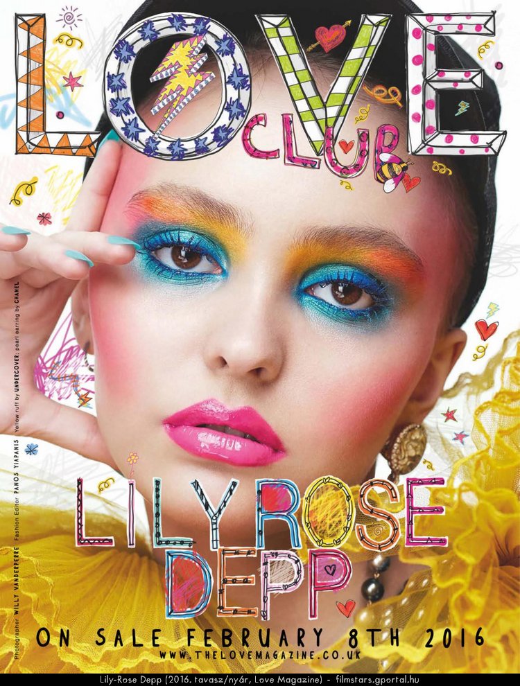 Lily-Rose Depp (2016. tavasz/nyr, Love Magazine)