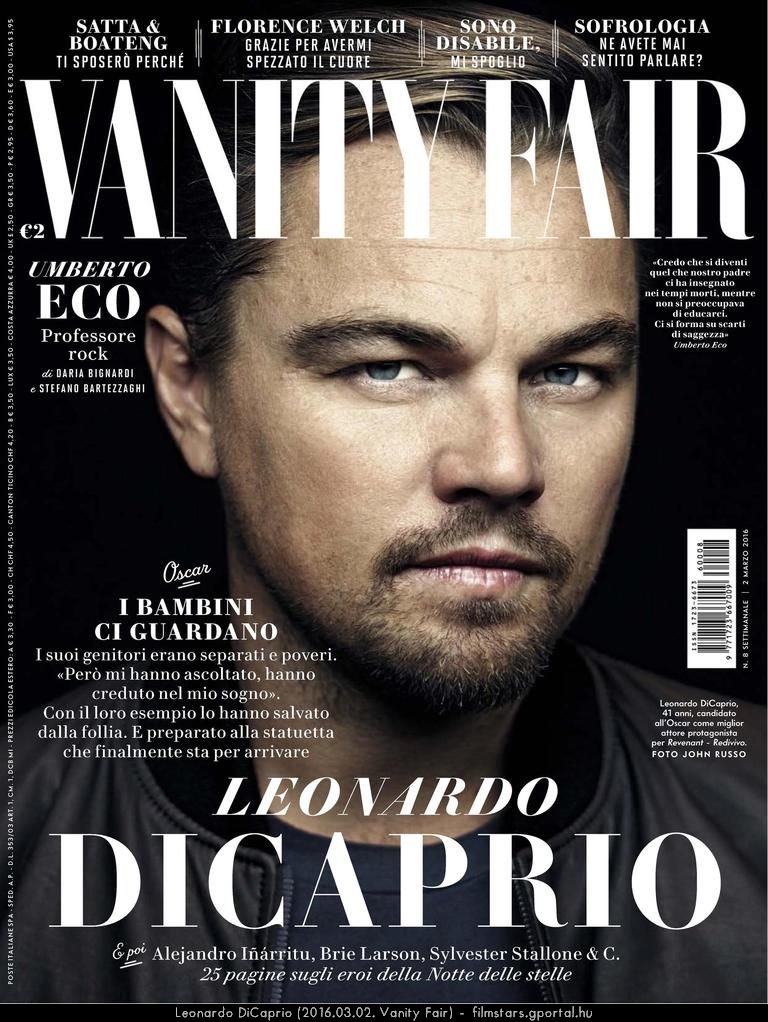 Leonardo DiCaprio (2016.03.02. Vanity Fair)