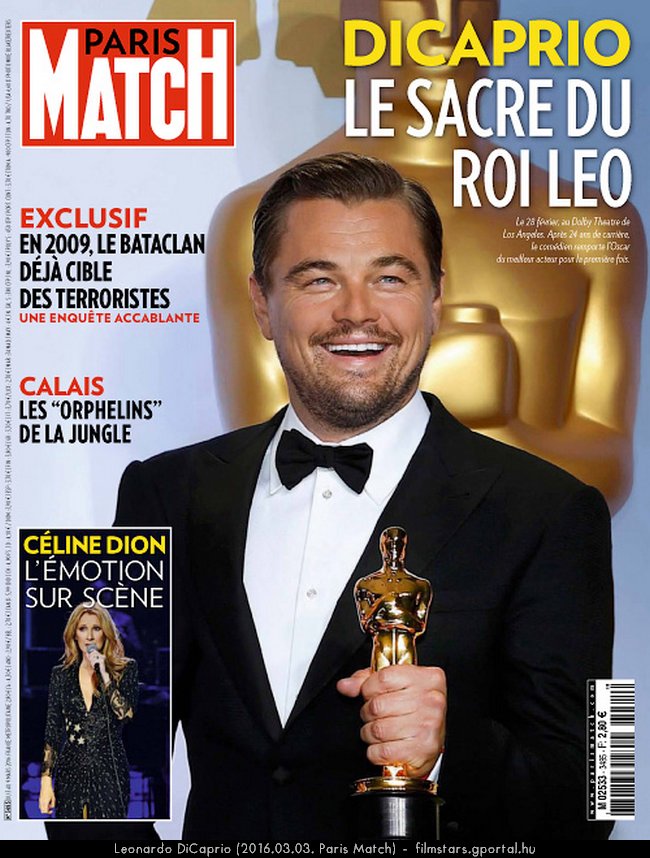 Leonardo DiCaprio (2016.03.03. Paris Match)