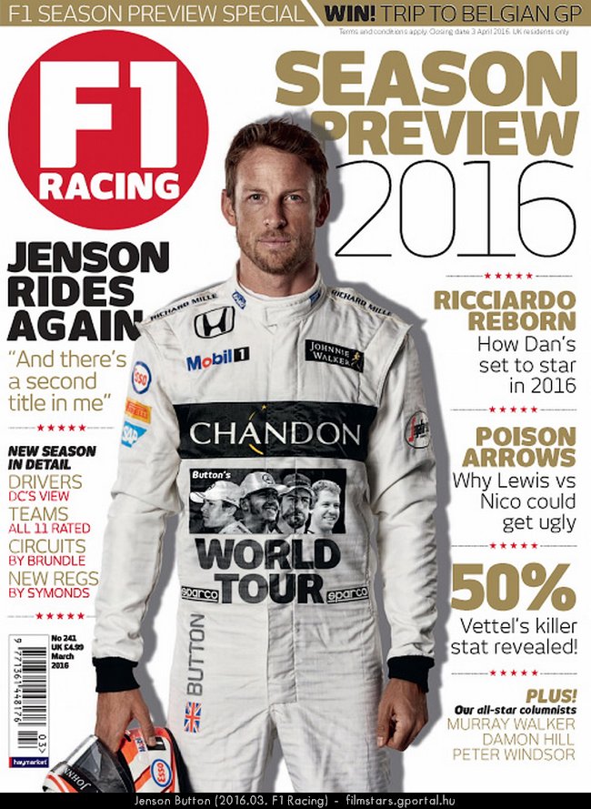 Jenson Button (2016.03. F1 Racing)