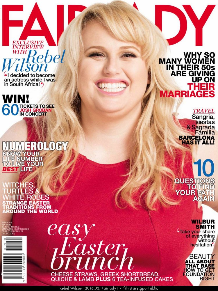 Rebel Wilson (2016.03. Fairlady)