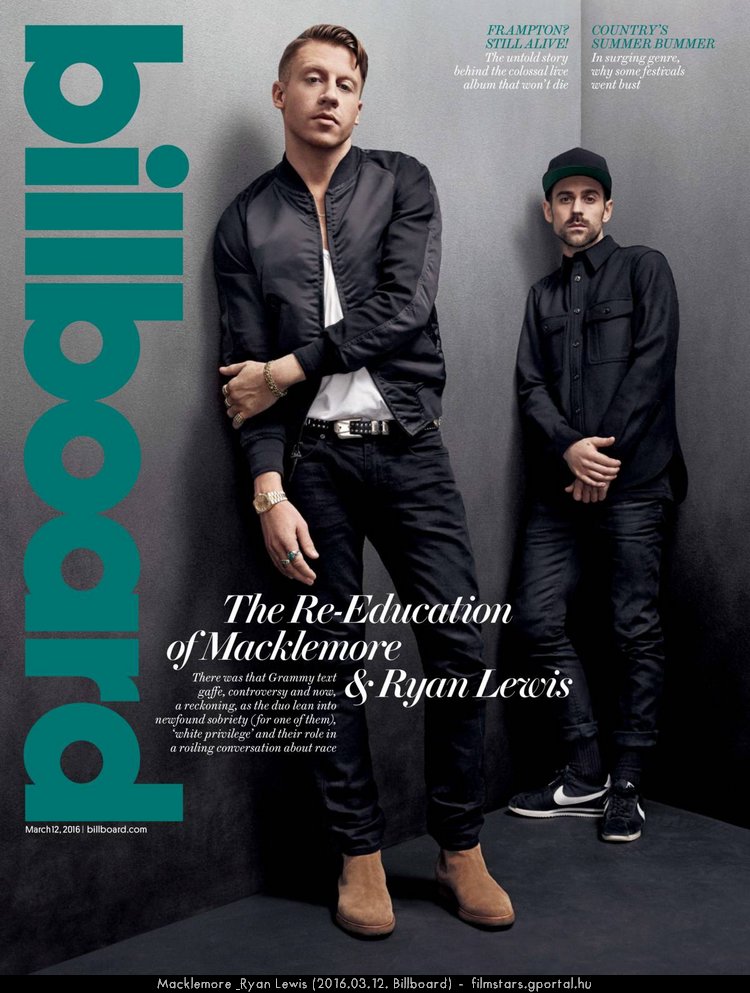 Macklemore & Ryan Lewis (2016.03.12. Billboard)