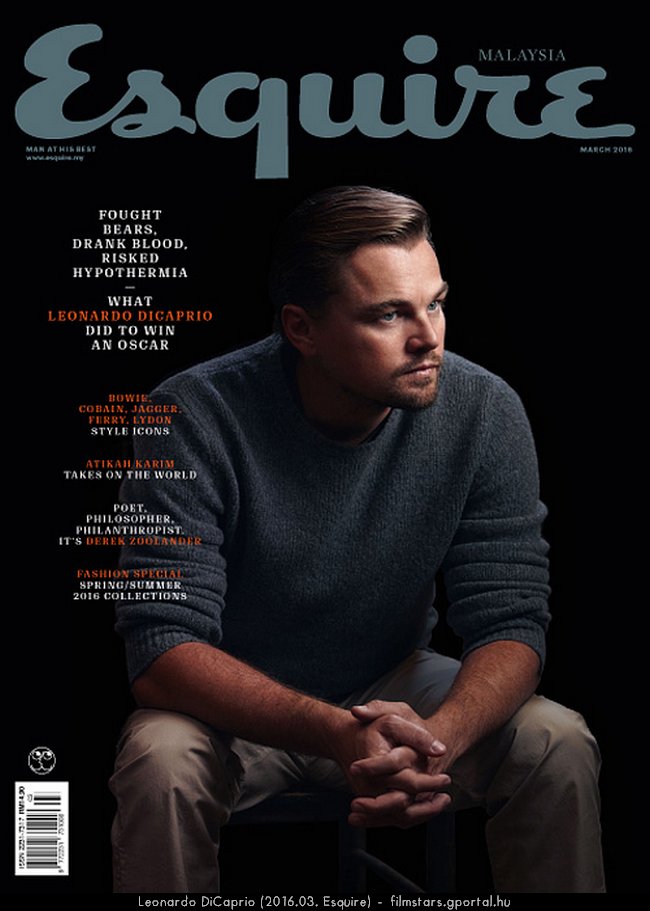 Leonardo DiCaprio (2016.03. Esquire)