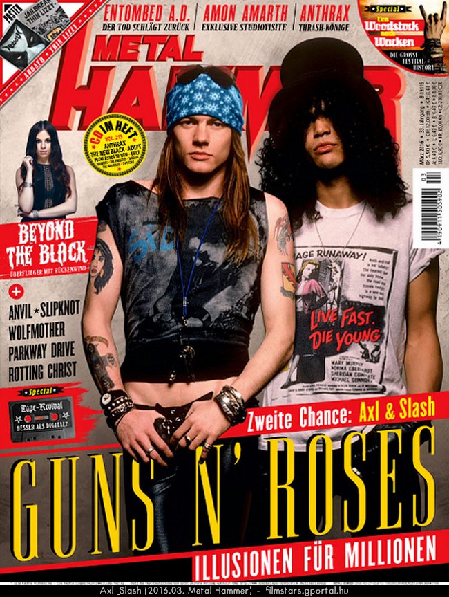 Axl & Slash (2016.03. Metal Hammer)