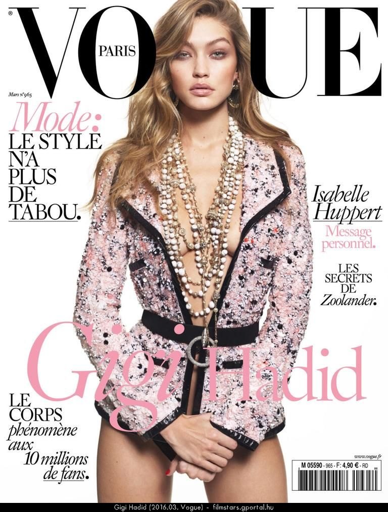 Gigi Hadid (2016.03. Vogue)