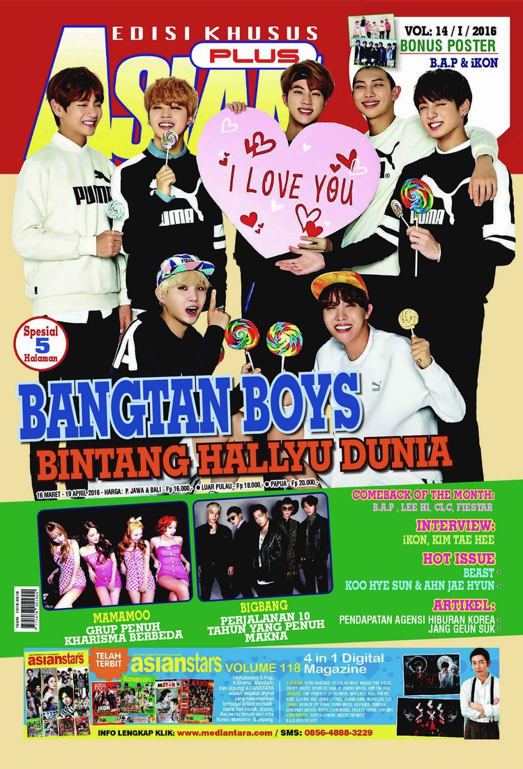 Bangtan Boys (BTS) (2016.03.16. AsianPlus Edisi Khusus)