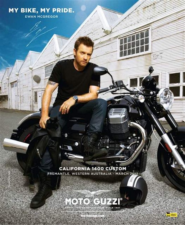 Ewan McGregor - 'Moto Guzzi' reklmfot