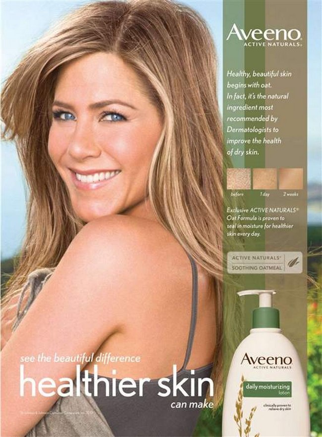 Jennifer Aniston - Aveeno reklmfot