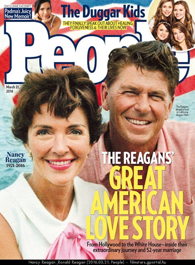 Nancy Reagan & Ronald Reagan (2016.03.21. People)