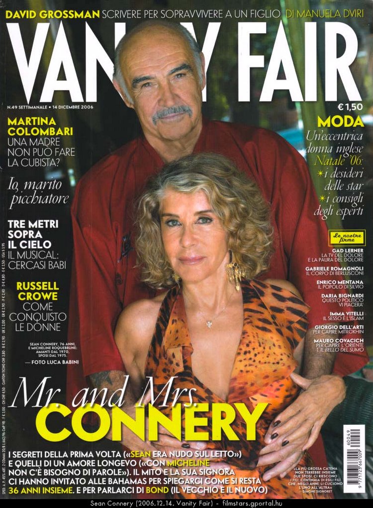 Sean Connery (2006.12.14. Vanity Fair)