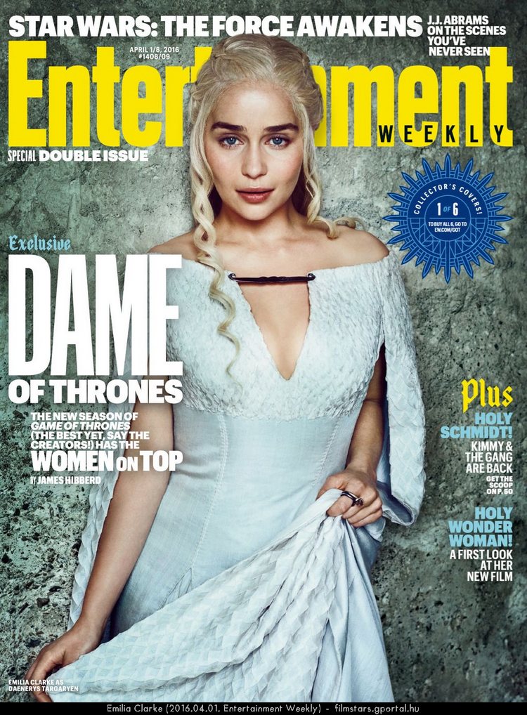 Emilia Clarke (2016.04.01. Entertainment Weekly)