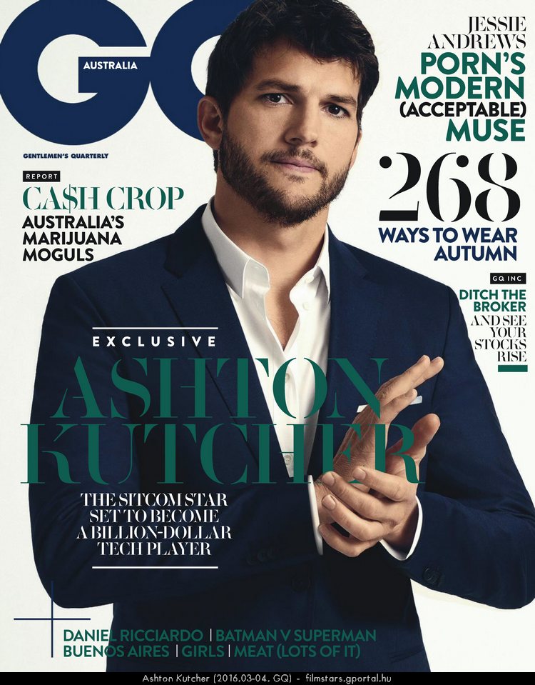 Ashton Kutcher (2016.03-04. GQ)