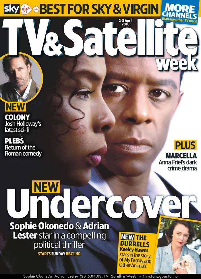 Sophie Okonedo & Adrian Lester (2016.04.02. TV & Satellite Week)