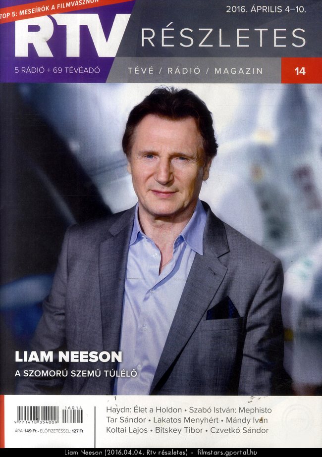 Liam Neeson (2016.04.04. Rtv rszletes)