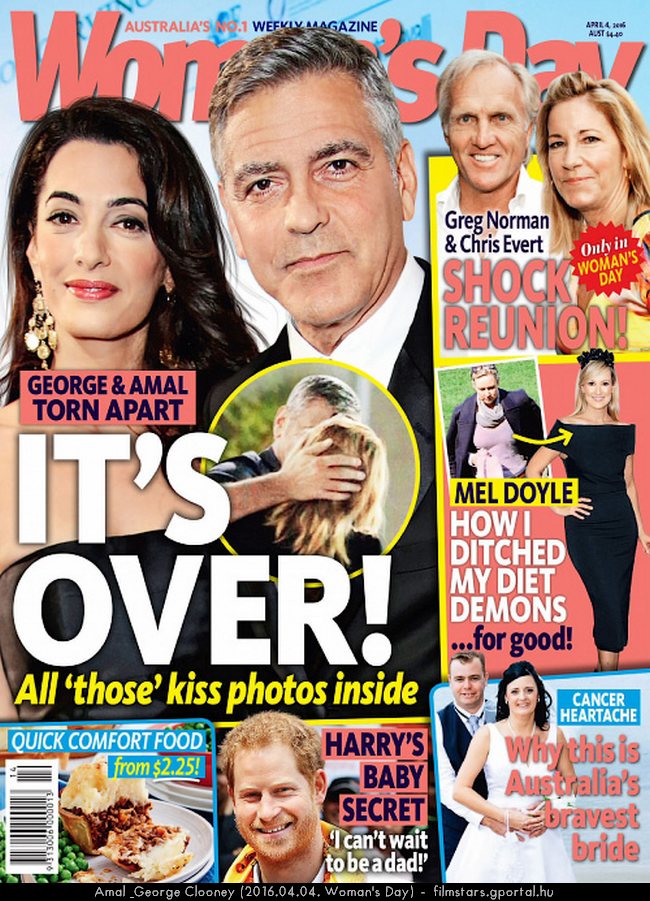 Amal & George Clooney (2016.04.04. Woman's Day)