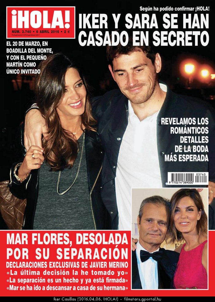 Iker Casillas (2016.04.06. ¡HOLA!)