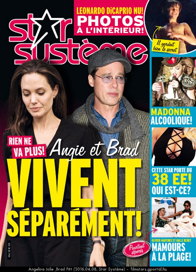 Angelina Jolie & Brad Pitt (2016.04.08. Star Systme)