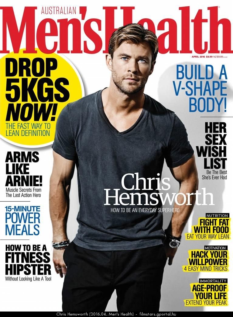 Chris Hemsworth (2016.04. Men's Health)