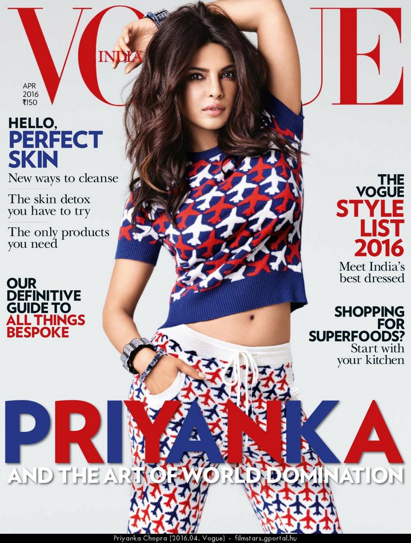 Priyanka Chopra (2016.04. Vogue)