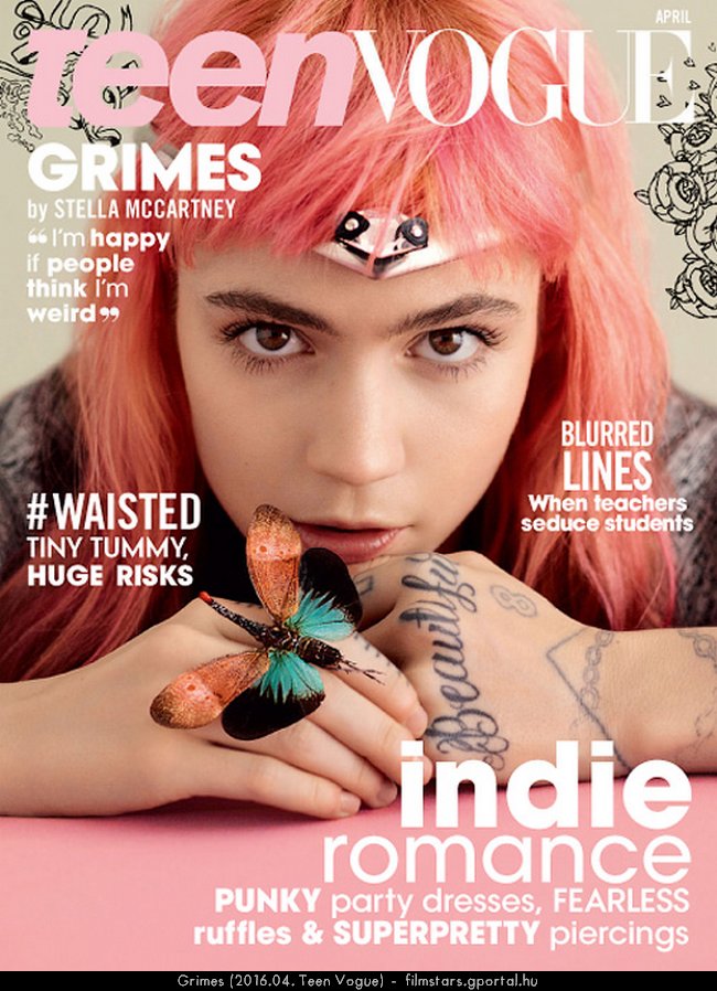Grimes (2016.04. Teen Vogue)