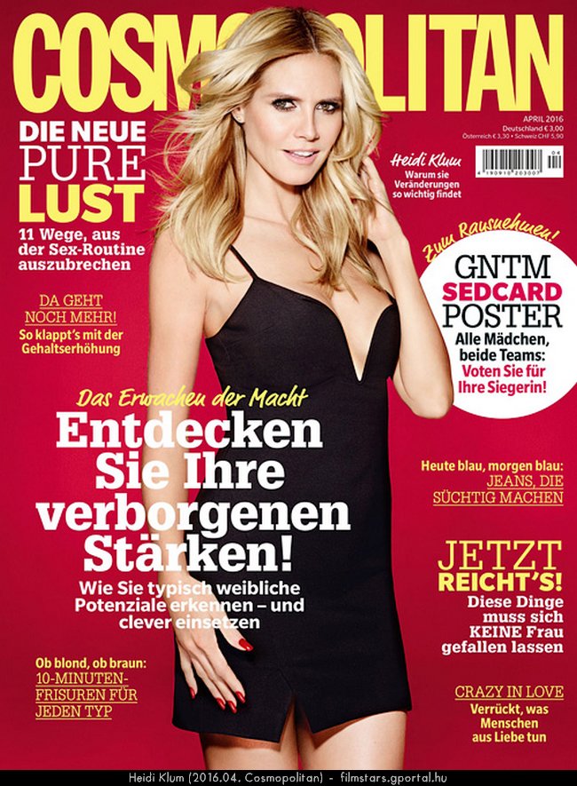 Heidi Klum (2016.04. Cosmopolitan)