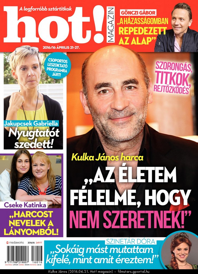 Kulka Jnos (2016.04.21. Hot! magazin)
