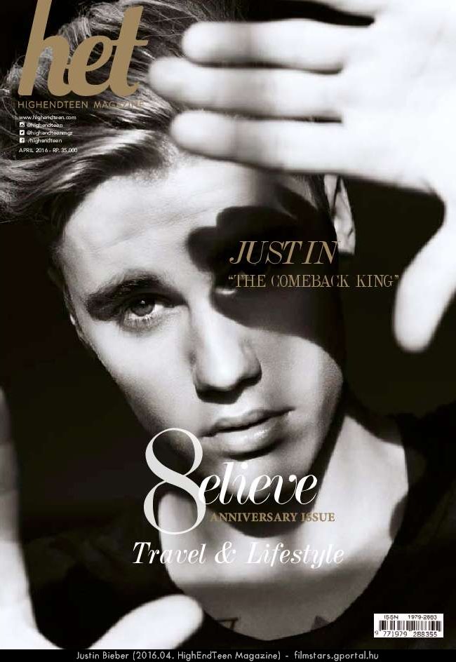 Justin Bieber (2016.04. HighEndTeen Magazine)